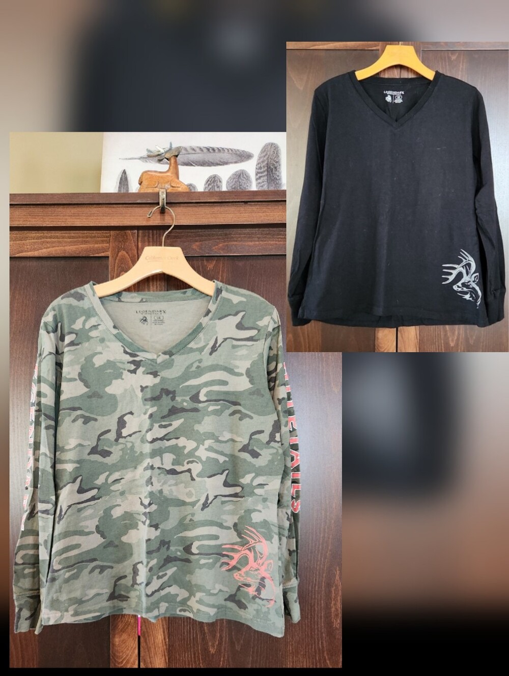 Legendary Whitetails Long Sleeve Lot Of 2